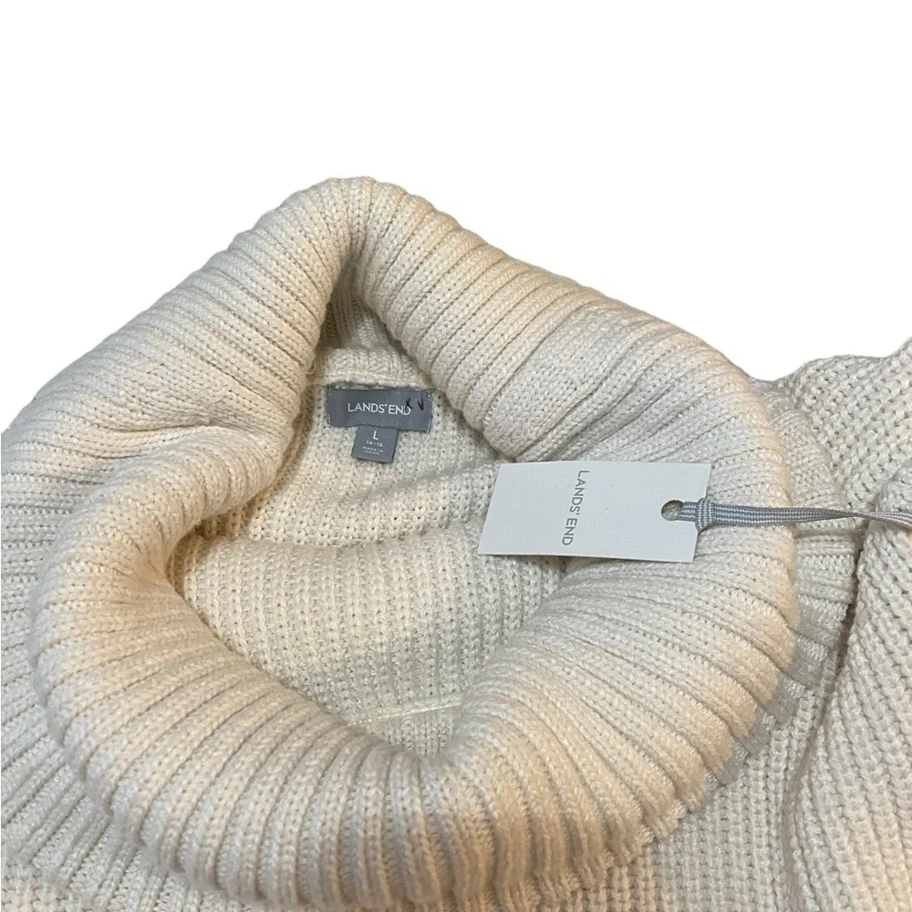 Land’s End knitted sweater new 25% MERINO WOOL woman’s size large